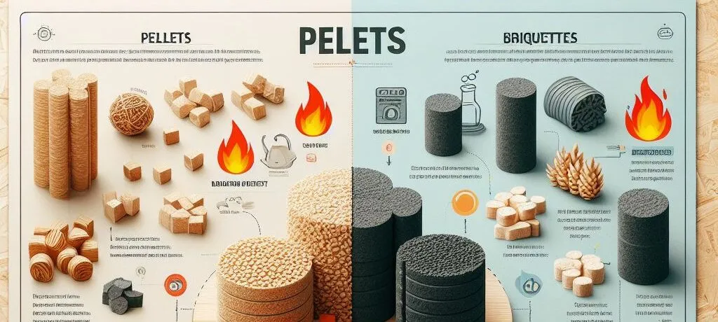 Pellets y Briquettes