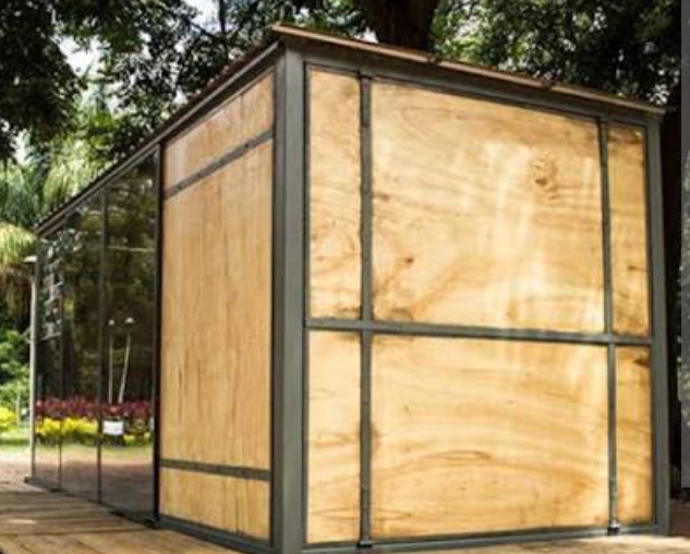 Detalle del tablero multilaminado