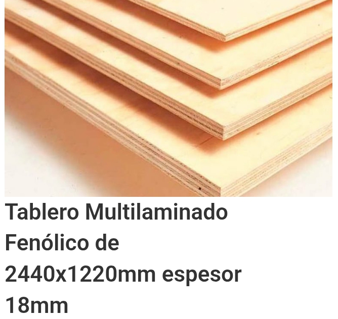 Capas del tablero fenólico